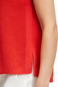 BETTY BARCLAY Strick-Top poppy red