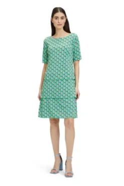 BETTY BARCLAY Stufenkleid green/blue