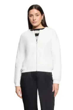 BETTY BARCLAY Sweatjacke white