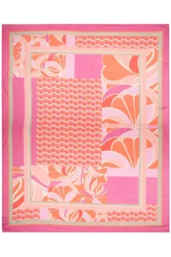 BETTY BARCLAY Tuch red/rosé gemustert