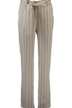 BIANCA Streifen-Hose beige