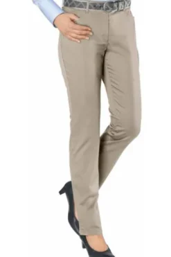BRAX Baumwoll-Hose Carola beige Feminine Fit