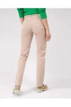 BRAX Baumwoll-Hose Carola beige Feminine Fit