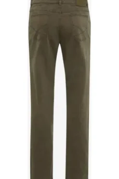 BRAX Baumwoll-Jeans Cooper Marathon olive Regular Fit