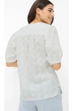 BRAX Bluse Vea white Kurzarm