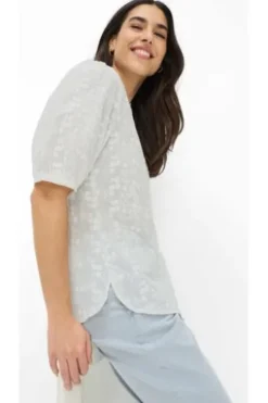 BRAX Bluse Vea white Kurzarm