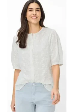 BRAX Bluse Vea white Kurzarm