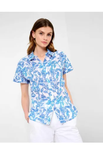 BRAX Bluse Viv Blau