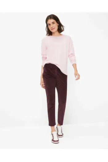 BRAX Cordhose Mara beere Regular Fit