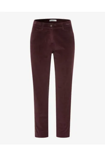 BRAX Cordhose Mara beere Regular Fit