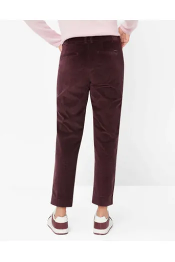 BRAX Cordhose Mara beere Regular Fit
