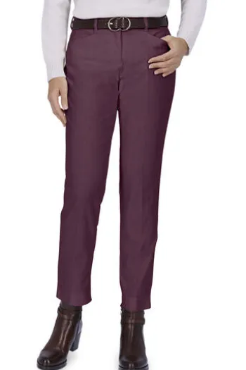 BRAX Cordhose Mara beere Regular Fit