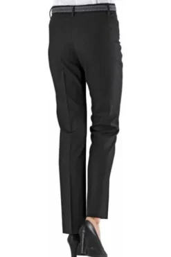 BRAX Feel Good Sofie Soft Flanell Hose schwarz