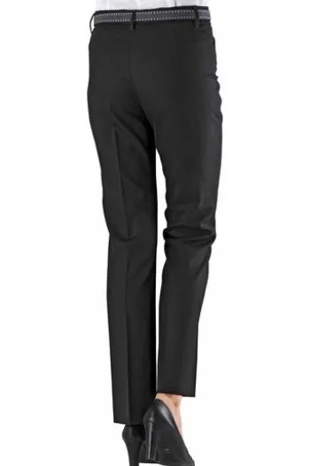 BRAX Feel Good Sofie Soft Flanell Hose schwarz