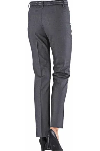 BRAX Feel Good Sofie Soft Flanell Hose grau