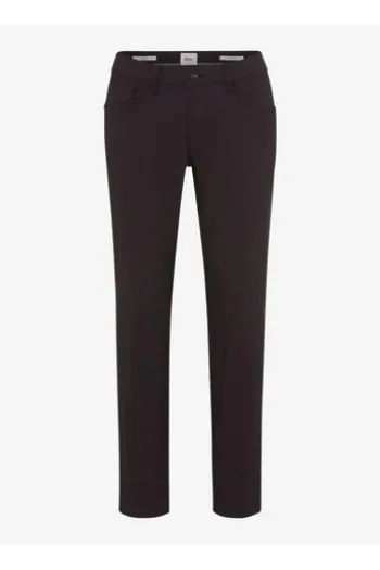 BRAX Five Pocket Baumwoll Hose Chuck perma black gemustert Modern Fit