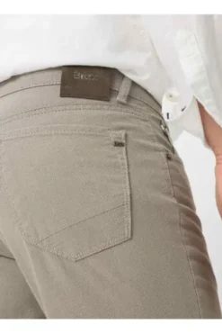 BRAX Five Pocket Baumwoll Hose Chuck walnut gemustert Modern Fit