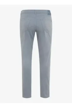 BRAX Five Pocket Baumwoll Hose Chuck smoke blue gemustert Modern Fit