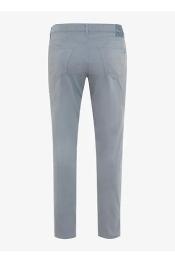 BRAX Five Pocket Baumwoll Hose Chuck smoke blue gemustert Modern Fit