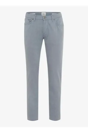 BRAX Five Pocket Baumwoll Hose Chuck smoke blue gemustert Modern Fit