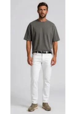 BRAX Five-Pocket-Jeans Cadiz white Straight Fit