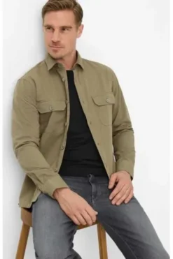 BRAX Hemd Kay thyme Modern Fit