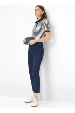 BRAX 6/8 Hose Mary S navy Slim Fit Ultralight-Qualität