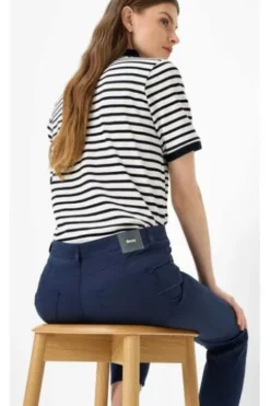 BRAX 6/8 Hose Mary S navy Slim Fit Ultralight-Qualität
