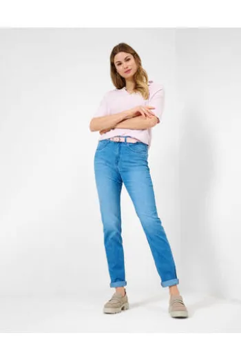 BRAX Jeans Carola hellblau Feminine Fit in Premium-Denim