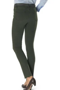 BRAX Jeans Carola oliv Feminine Fit in Premium-Denim