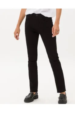 BRAX Jeans Carola schwarz Feminine Fit in Premium-Denim