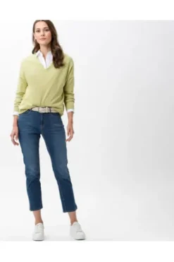 BRAX 7/8 Jeans Mary Jeansblau Slim Fit