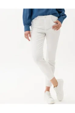 BRAX 7/8 Jeans Shakira weiß Skinny Fit Free to move Stretch-Denim