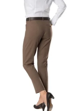 BRAX Karo-Hose Maron bordeaux