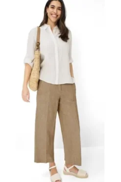 BRAX Leinen-Bluse Vicki white 3/4-Arm