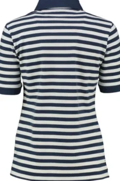 BRAX Polo-Shirt Cleo marine gestreift
