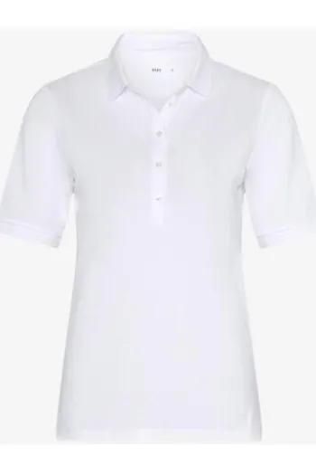 BRAX Polo-Shirt Cleo weiß