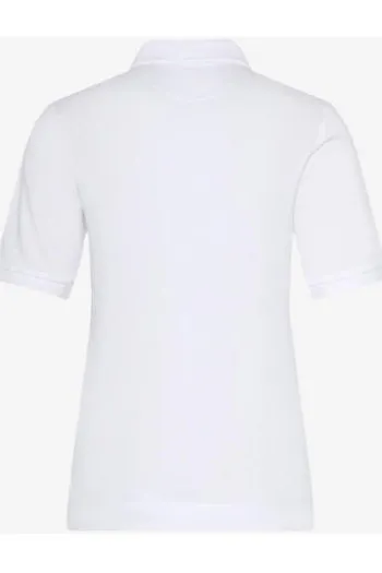 BRAX Polo-Shirt Cleo weiß