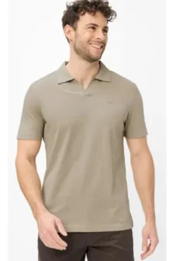 BRAX Polo-Shirt Paz light khaki
