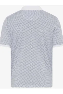 BRAX Polo-Shirt Perry storm gemustert