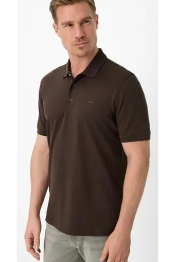 BRAX Polo-Shirt Pete chocolate