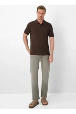 BRAX Polo-Shirt Pete chocolate