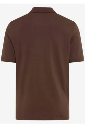 BRAX Polo-Shirt Pete chocolate