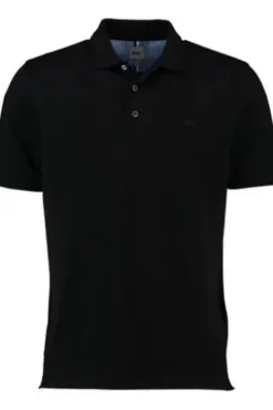 BRAX Polo-Shirt Pete schwarz Hi-FLEX