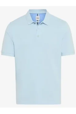 BRAX Polo-Shirt Pete sky