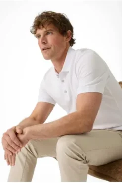 BRAX Polo-Shirt Pete white