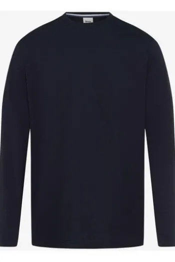 BRAX Polo-Shirt Timon navy Langarm