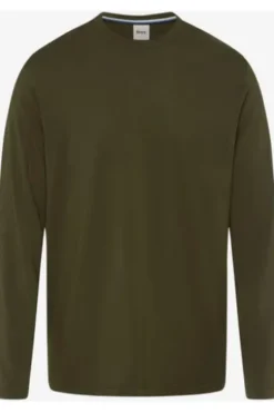 BRAX Polo-Shirt Timon olive Langarm