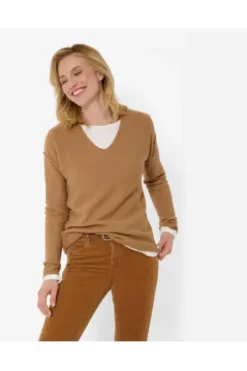 BRAX Pullover Lana Camel