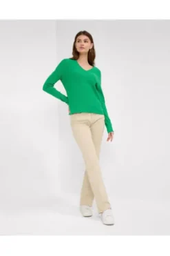 BRAX Pullover Lesley grün in sommerlicher Qualität